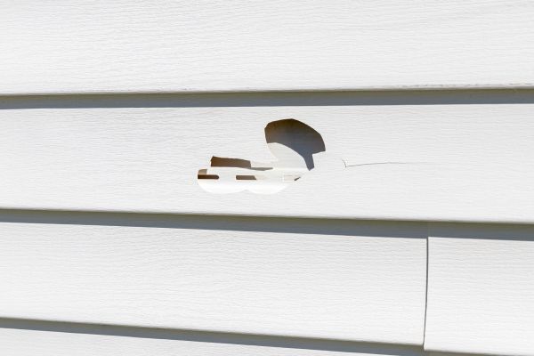 Cost of White Vinyl Siding Repair in Sherman